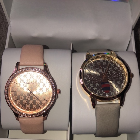 Rampage Bumblebee‎ & Rose Gold Watch Set New - Picture 9 of 14